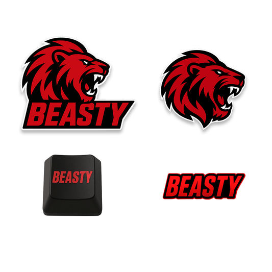 Beasty Set 4 Stickere Beasty V1