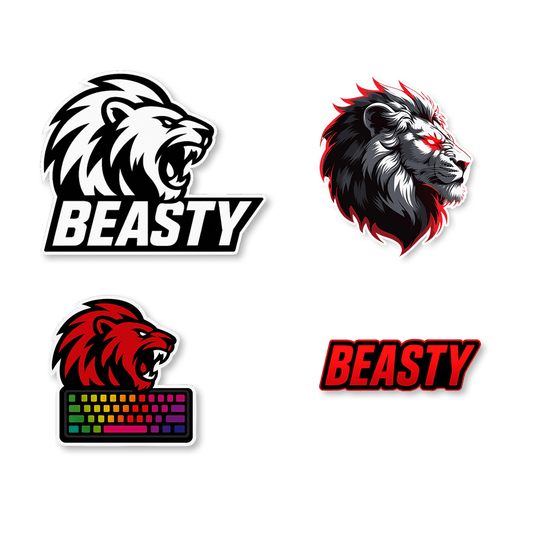 Beasty Set 4 Stickere Beasty V2