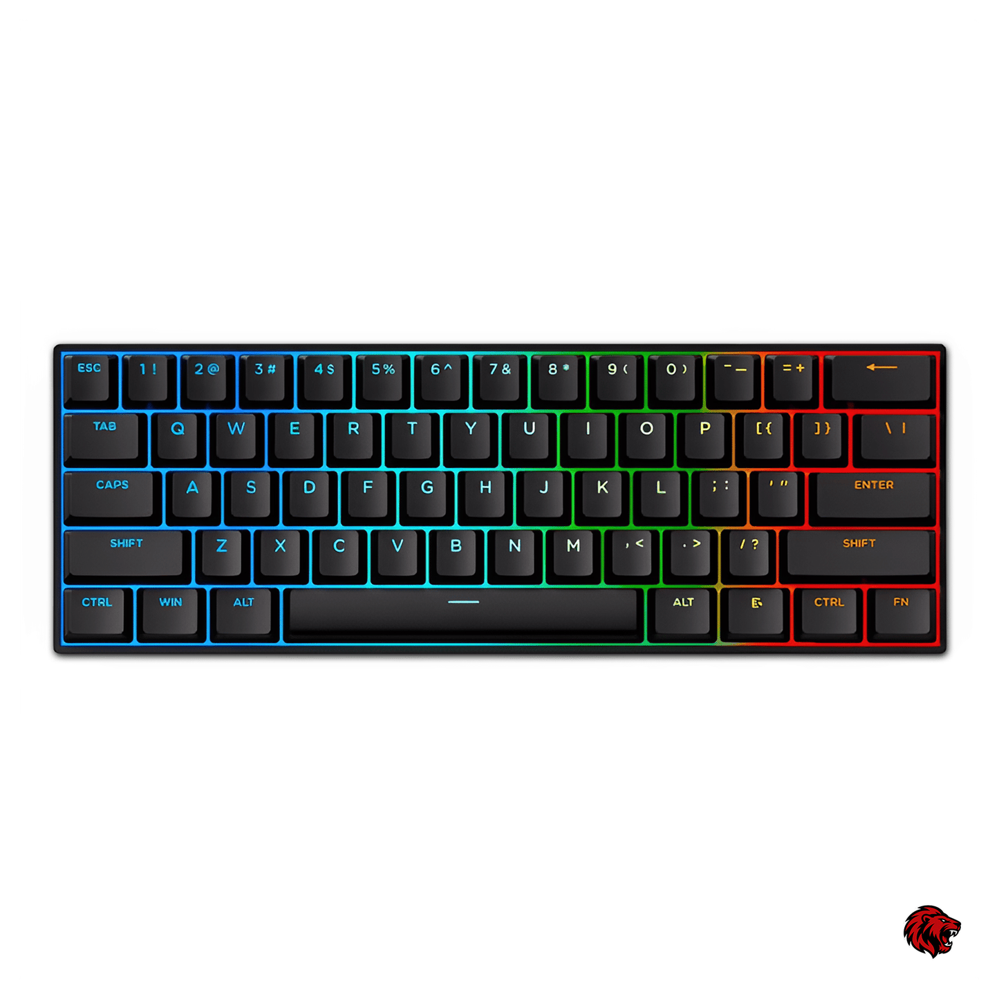 Beasty Negru / Blue Ice Tastatura MCHOSE Ace 60Pro Hall Effect Rapid Trigger Snap Tap Hotswap RGB de Gaming