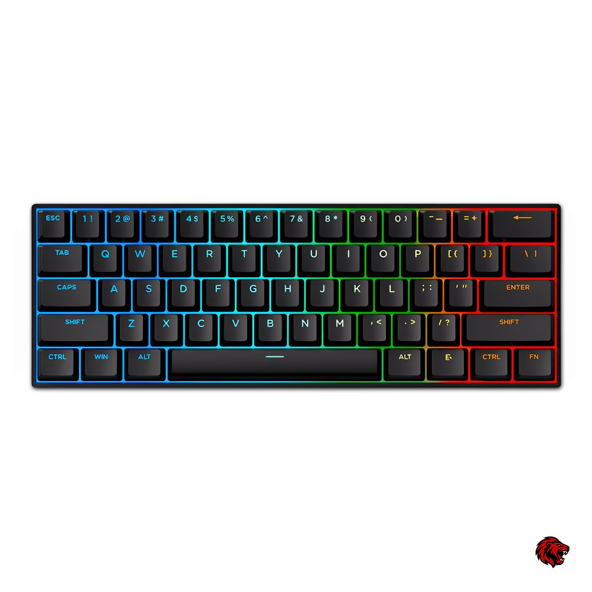 Beasty Negru / Blue Ice Tastatura MCHOSE Ace 60Pro Hall Effect Rapid Trigger Snap Tap Hotswap RGB de Gaming