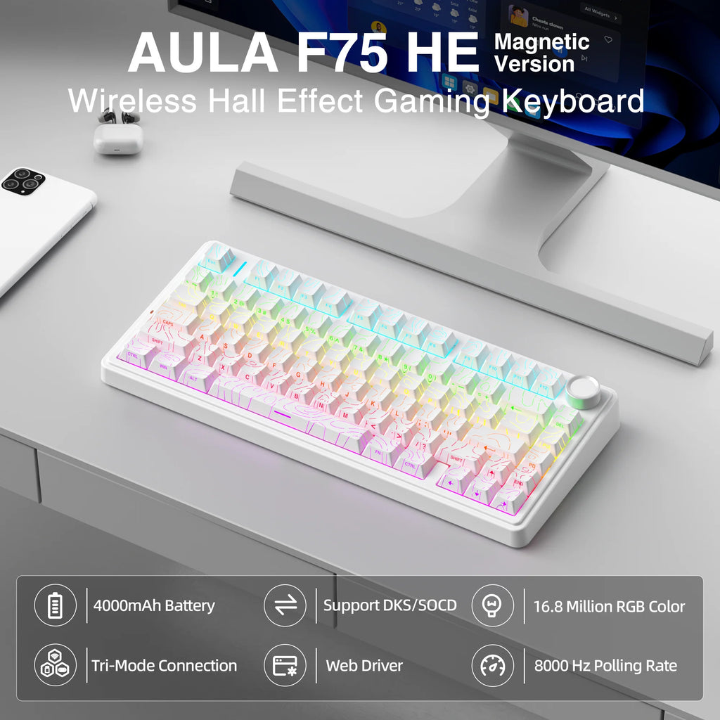 Tastatura AULA F75 HE