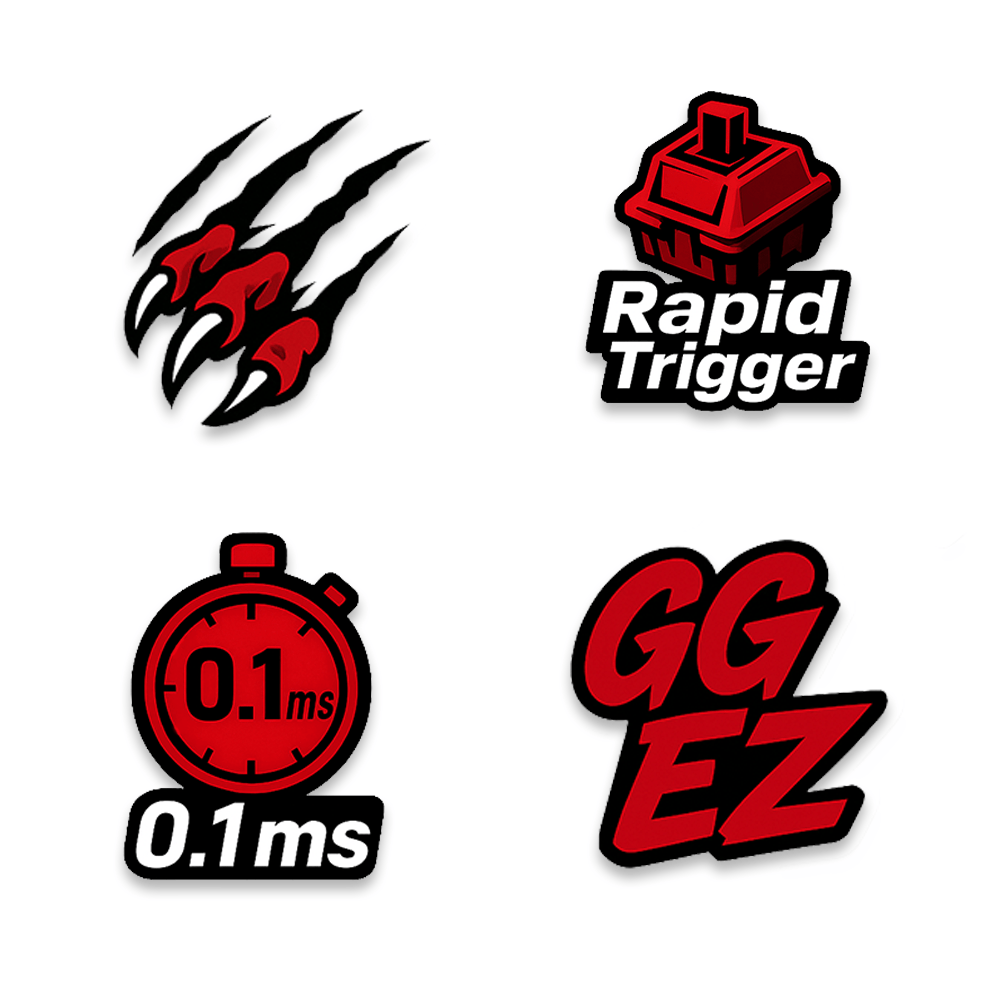 Beasty Set 4 Stickere Beasty V2