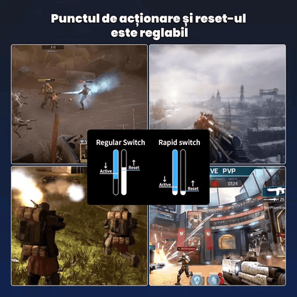 Beasty Moonlight / Outemu Amber Tastatura Attack Shark X68 He Hall Effect Rapid Trigger Snap Tap Hotswap RGB de Gaming