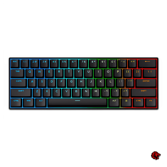 Beasty Negru / Blue Ice Tastatura MCHOSE Ace 60Pro Hall Effect Rapid Trigger Snap Tap Hotswap RGB de Gaming