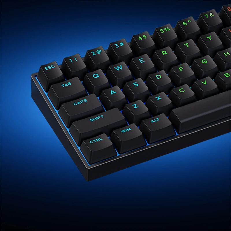 Beasty Negru / Blue Ice Tastatura MCHOSE Ace 60Pro Hall Effect Rapid Trigger Snap Tap Hotswap RGB de Gaming