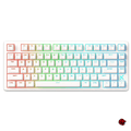 Beasty Alb / Starburst 2.0 Tastatura MCHOSE Jet 75 Hall Effect Rapid Trigger Gasket Mounted Snap Tap Hotswap RGB de Gaming