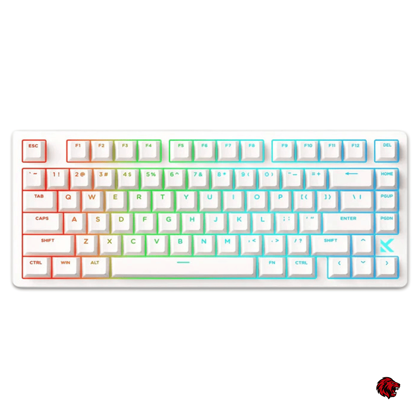 Beasty Alb / Starburst 2.0 Tastatura MCHOSE Jet 75 Hall Effect Rapid Trigger Gasket Mounted Snap Tap Hotswap RGB de Gaming