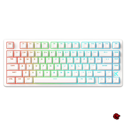 Beasty Alb / Starburst 2.0 Tastatura MCHOSE Jet 75 Hall Effect Rapid Trigger Gasket Mounted Snap Tap Hotswap RGB de Gaming